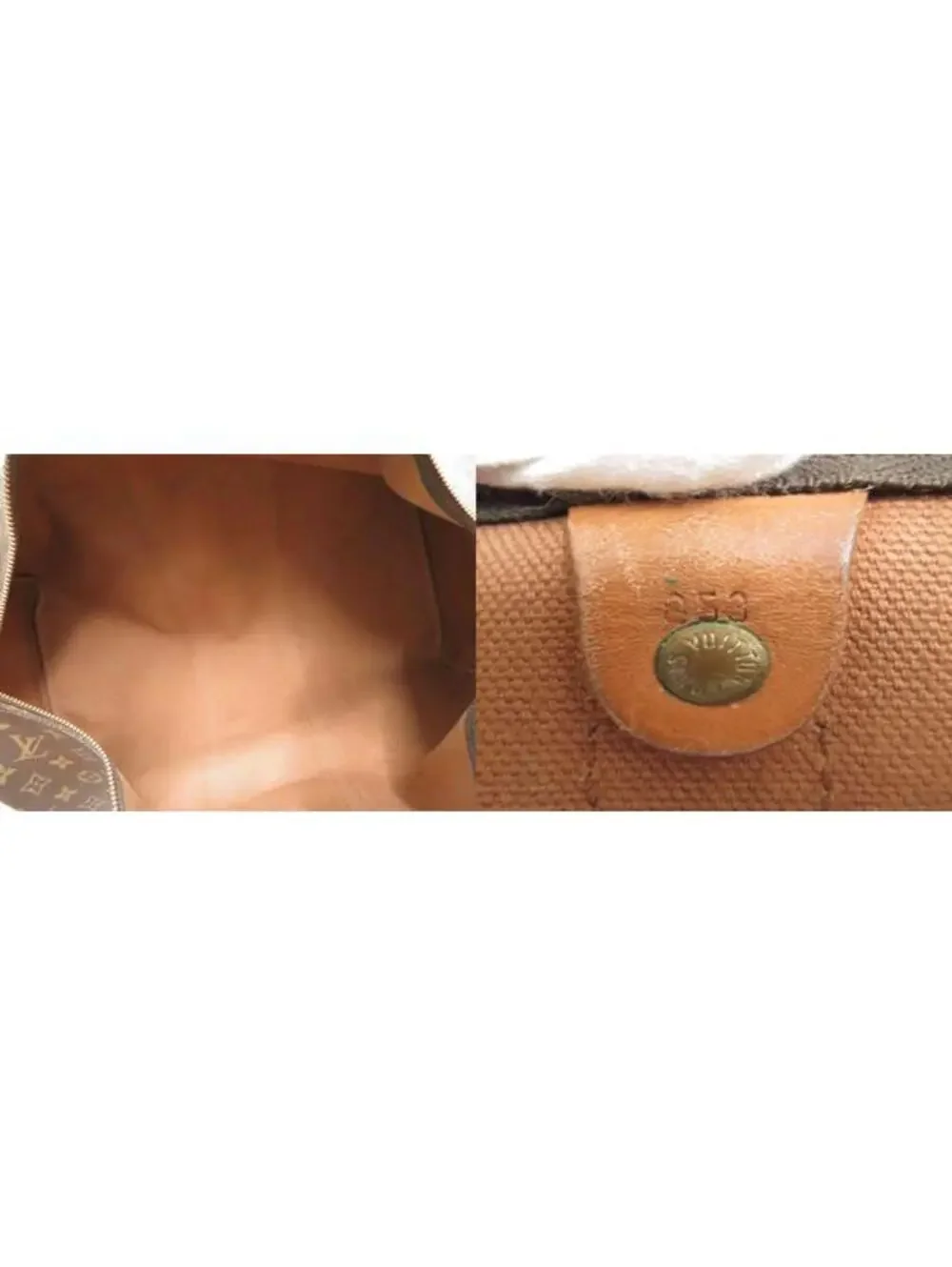 1985 Louis Vuitton Monogram Duffle Boston Bag Keepall 55 853